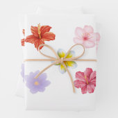 Beautiful Flower Gift Wrap Inpakpapier Vel (In situ)
