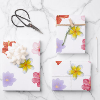 Beautiful Flower Gift Wrap Inpakpapier Vel