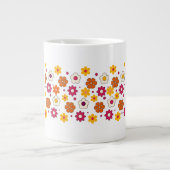 Beautiful flower pattern mug (Devant)