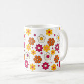 Beautiful flower pattern mug (Devant droit)
