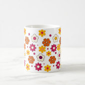 Beautiful flower pattern mug (Centre)