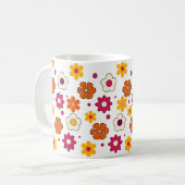 Beautiful flower pattern mug koffiemok (Voorkant links)