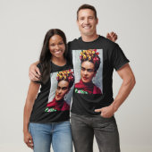 Beautiful Frida kahlo art flower gift for fans Ess T-shirt (Unisex)