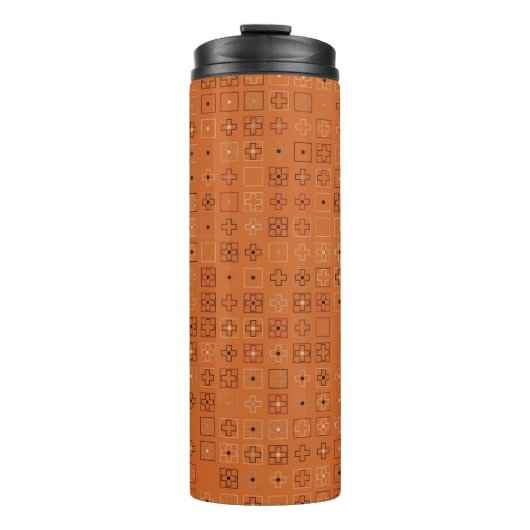Beautiful geometric pattern design abstract, art, thermosbeker (Voorkant)