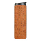 Beautiful geometric pattern design abstract, art, thermosbeker (Gedraaid links)