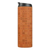 Beautiful geometric pattern design abstract, art, thermosbeker (Geroteerd rechts)