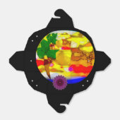 BEAUTIFUL_GIFT_BLACK_ROOS_PINK_kaleidoscope Bedankdoosjes (Uitgevouwen)