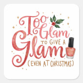 Beautiful Gift for those glam relatives Vierkante Sticker (Voorkant)