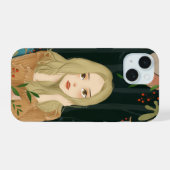 Beautiful Girl Illustration Phone Case (Verso Horizontal)