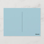 Beautiful golden Christmas tree blue Briefkaart (Achterkant)