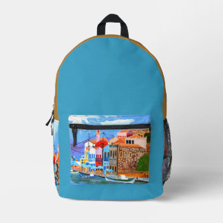 Beautiful Greece backpack  Bedrukte Rugzak