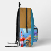 Beautiful Greece backpack  Bedrukte Rugzak (Links)