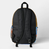 Beautiful Greece backpack  Bedrukte Rugzak (Achterkant)