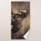 Beautiful horse throw pillow (Serviette de bain)