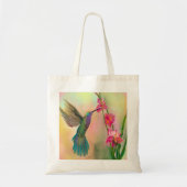 Beautiful Hummingbird and Flower Tote Bag (Voorkant)