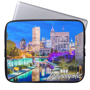 Beautiful Indianapolis, Indiana, Verenigde Staten Laptop Sleeve