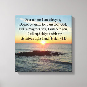 BEAUTIFUL ISAIAH 41:10 SUNRISE CANVAS AFDRUK