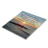 BEAUTIFUL ISAIAH 41:10 SUNRISE TEGELTJE (Zijkant)