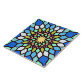 Beautiful islamic mosaic pattern tile tegeltje (Zijkant)
