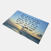 BEAUTIFUL JEREMIAH 29:11 SCRIPTURE VERSE DEURMAT (Schuin)