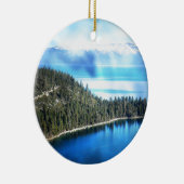 BEAUTIFUL LAKE TAHOE KERAMISCH ORNAMENT (Rechts)