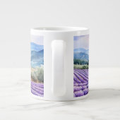 Beautiful lavender fields art extra grote beker (Achterkant)