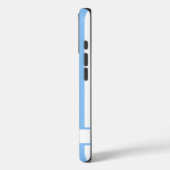 Beautiful Light Blue Striped Personalized Case-Mate iPhone Case (Achterkant / Links)