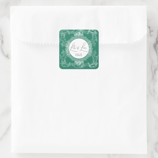 Beautiful Love Green Sticker (Sac)