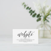 Beautiful Mariage Website Details Carte de boîtier (Debout devant)
