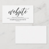 Beautiful Mariage Website Details Carte de boîtier (Devant / Derrière)