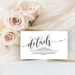 Beautiful Mariage Website Details Carte de boîtier<br><div class="desc">Magnifique Site Mariage Détails Carte de boîtier.</div>