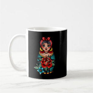 Beautiful Model Russian Doll Russian Doll Matryo Koffiemok