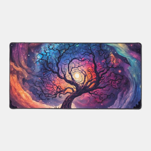 Beautiful Northern Lights Lit Sky Illustration (Recto)