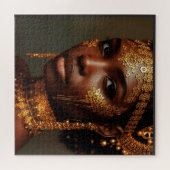 Beautiful Nubian Goddess in Gold Legpuzzel (Horizontaal)