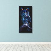Beautiful Owl Canvas Afdruk (Insitu (Houten vloer))