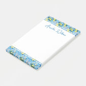 Beautiful Pattern of Vibrant Lemons Personalized Post-it® Notes (Schuin)