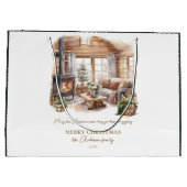 Beautiful Personalized Christmas Home atmosphere Groot Cadeauzakje (Achterkant)