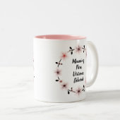 Beautiful Personalized Name Mug Custom Floral Gift (Devant droit)