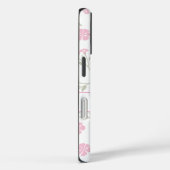 Beautiful Pink Floral Personalized Case-Mate iPhone Case (Achterkant / Rechts)