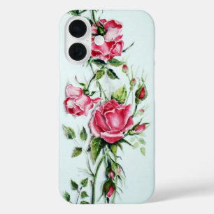 BEAUTIFUL PINK ROSES EN ROSEBUES iPhone 16 HOESJE