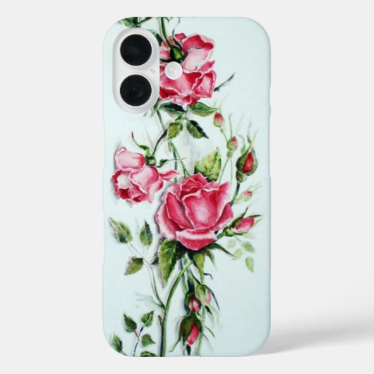 BEAUTIFUL PINK ROSES EN ROSEBUES Case-Mate iPhone CASE (Achterkant)