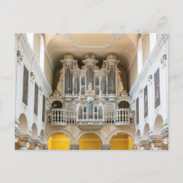 Beautiful pipe organ postcard briefkaart