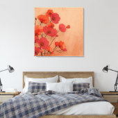 Beautiful poppies  canvas afdruk (Insitu (Slaapkamer))
