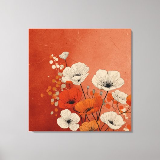 Beautiful poppies  canvas afdruk (Voorkant)