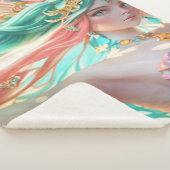 Beautiful queen  sherpa deken (3/4)