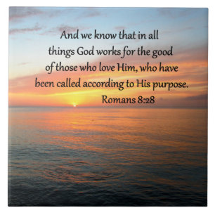 BEAUTIFUL ROMANS 8:28 SUNRISE FOTO TEGELTJE