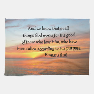 BEAUTIFUL ROMANS 8:28 SUNRISE FOTO THEEDOEK