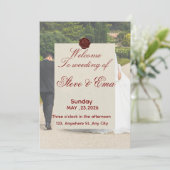 Beautiful Romantic Wedding Invitation | Elegant Lo (Debout devant)