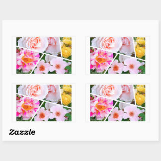 Beautiful Roses [Rectangle Seal] 長方形シール Rechthoekige Sticker