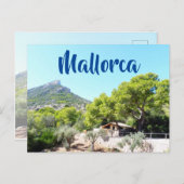 Beautiful Rustic Mountain in Mallorca Postcard Briefkaart (Voorkant / Achterkant)
